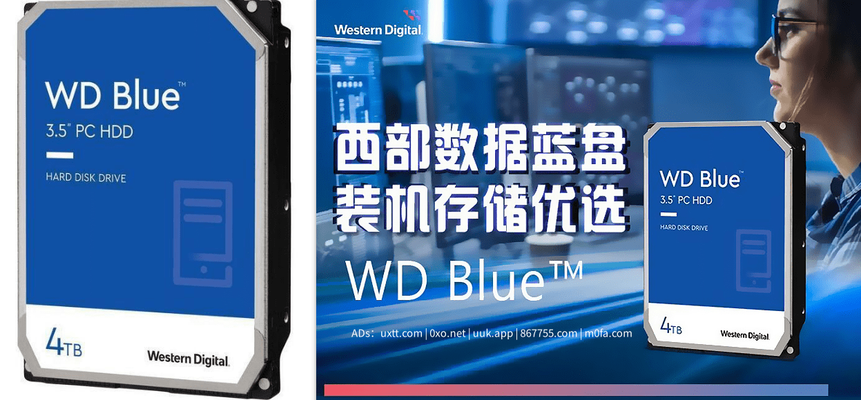 西部数据推出新款 CMR 技术蓝盘机械硬盘 - 第1张图片